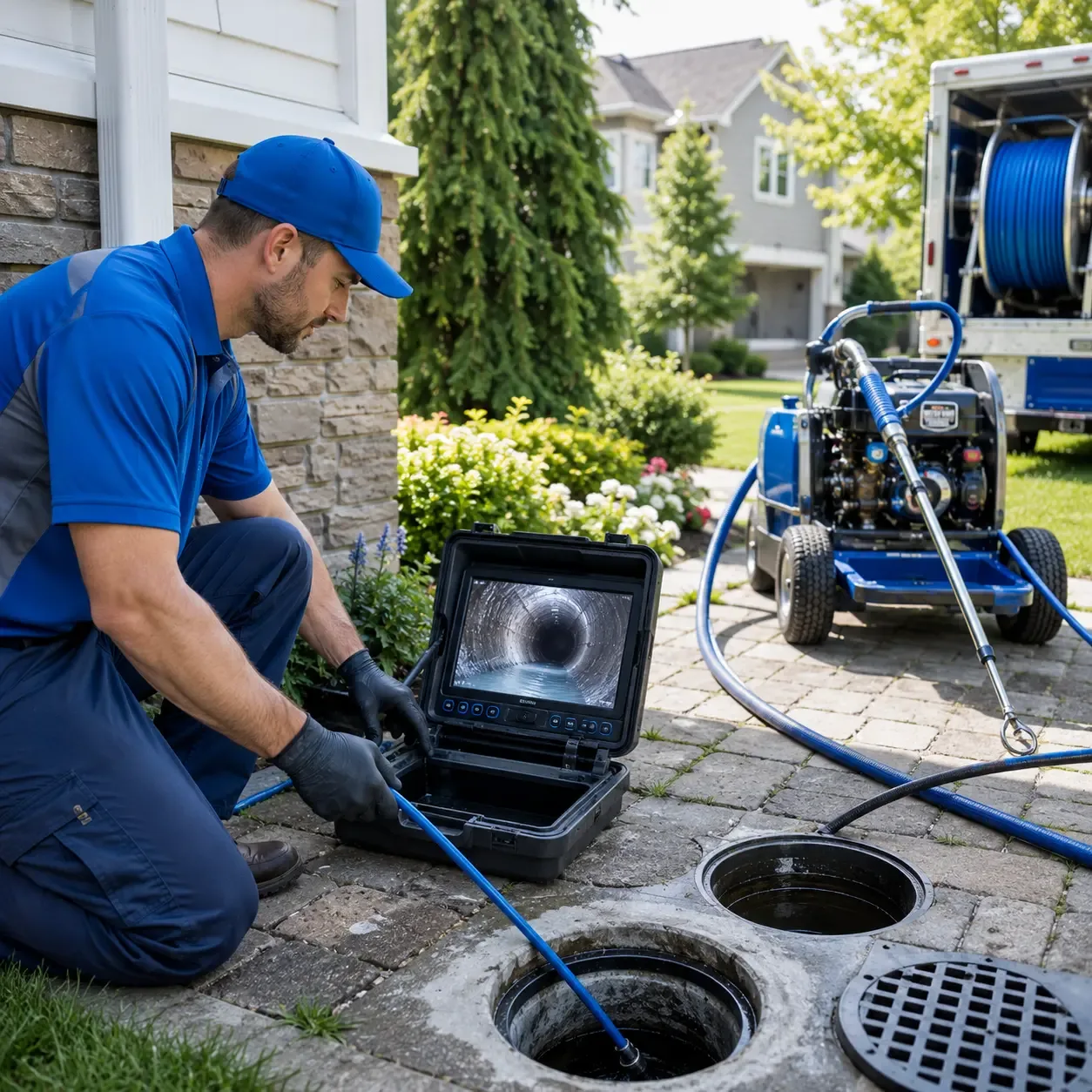 Outdoor drain cleaning professionals serving Gotham, WI